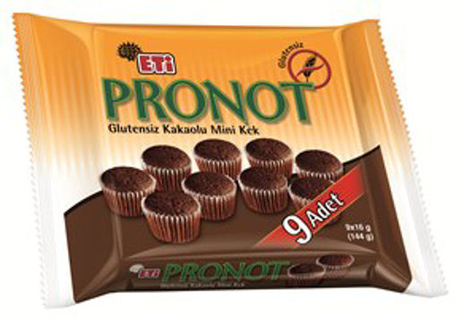 Eti 19628  Pronot Kakaolu Mini Kek 144gr nin resmi