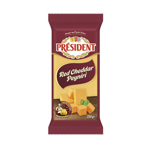 President Red Cheddar Peyniri 220 Gr nin resmi
