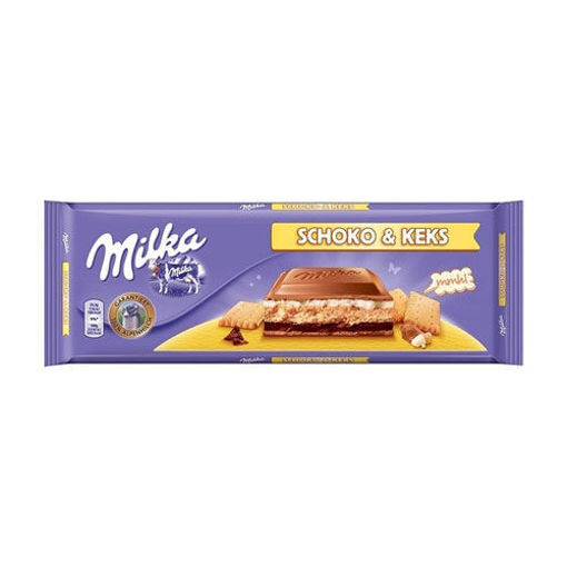 Milka Choco And Bisvuit 300 Gr nin resmi
