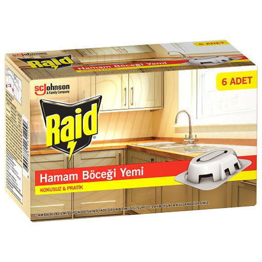 Raid Hamam Böceği Yemi 6 Li nin resmi