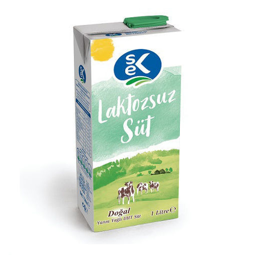 Sek Süt Uzun Ömürlü Laktozsuz 1 Lt nin resmi