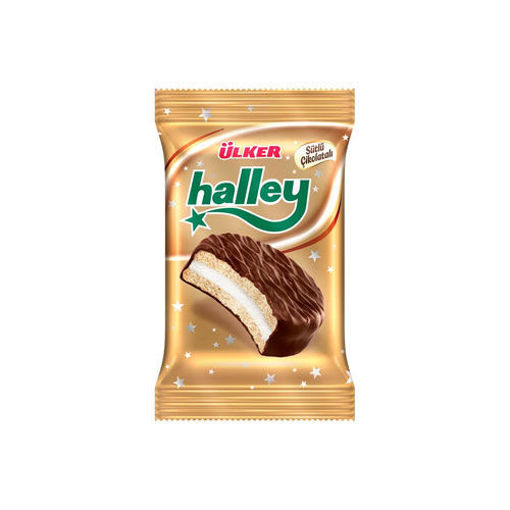 Halley Çikolata Kaplamalı Bisküvi 30 Gr nin resmi
