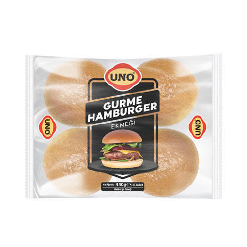 Uno Gurme Hamburger Ekmeği 4 Lü 110 Gr nin resmi