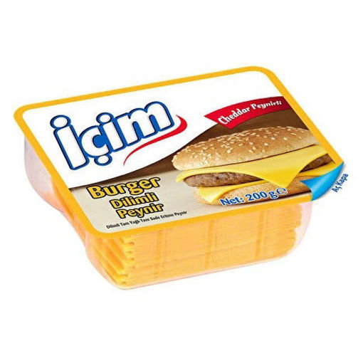 İçim Dilimli Burger Peyniri 200 Gr nin resmi