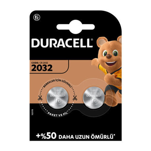 Durcall Düğme Pil 2032 2'li nin resmi