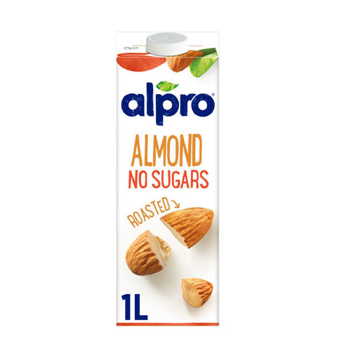 Alpro Şekersiz Badem Sütü 1 Lt nin resmi