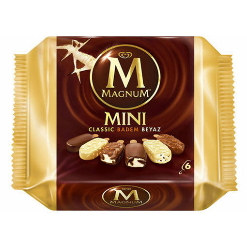 Magnum Mini Classic Badem Beyaz 6'lı Paket 330 Ml nin resmi