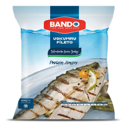Bando Uskumru Fileto 500 Gr nin resmi
