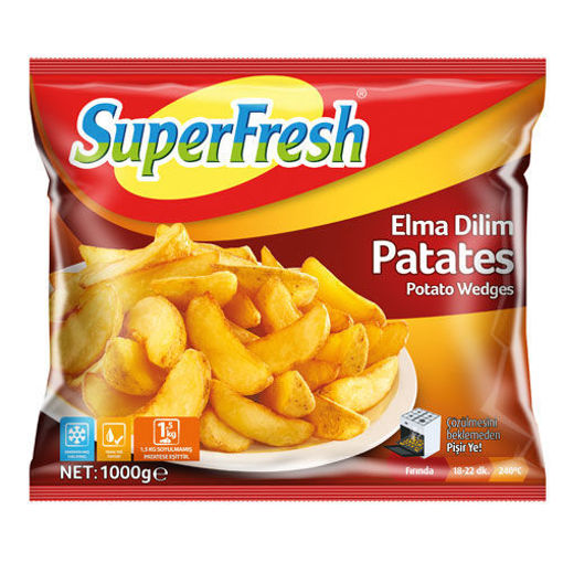 Superfresh Elma Dilim Patates 1 Kg nin resmi