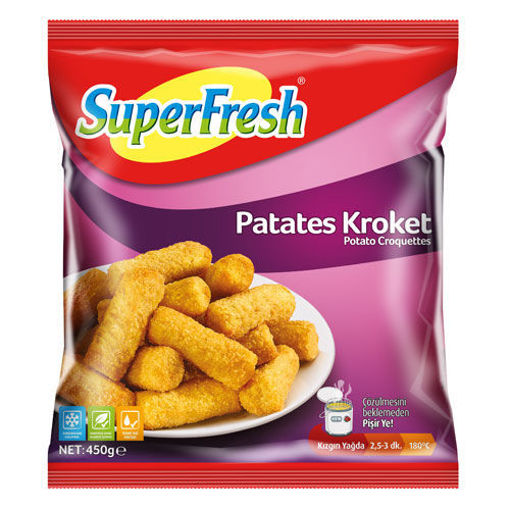 Superfresh Patates Kroket 450 Gr nin resmi