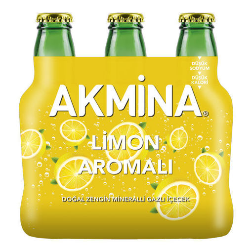 Akmina Soda Limon Aromalı 200ml 6lı nin resmi