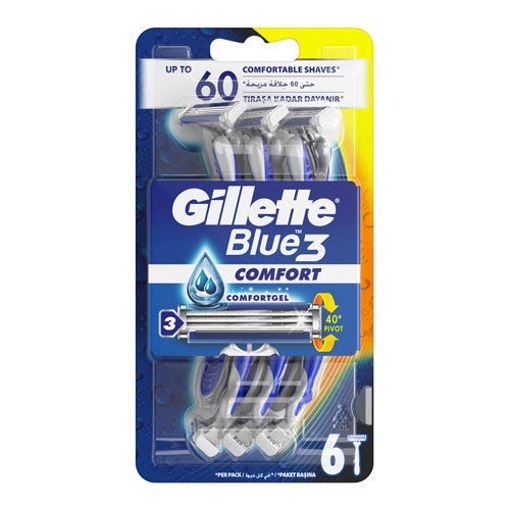 Gillette Blue3 Tıraş Bıçağı 6 lı nin resmi