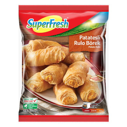 Superfresh Mini Börek Patatesli Peynirli 500 Gr nin resmi