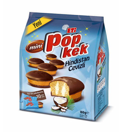 Eti Popkek Mini Hindistan Cevizli Kek 180 Gr nin resmi