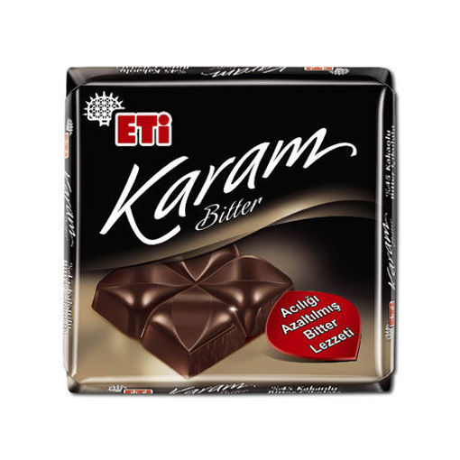 Eti Karam Bitter %45 Kakaolu 60gr nin resmi