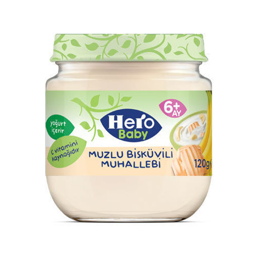 Hero Baby Muzlu Bisküvili 120 Gr nin resmi