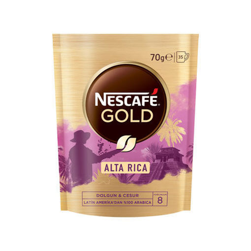 Nescafe Gold Alta Rica 70 Gr nin resmi
