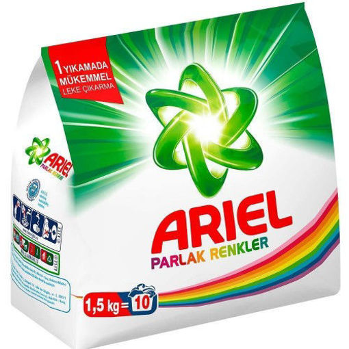 Ariel 1,5 kg Toz Çamaşır Deterjanı Parlak Renkler nin resmi