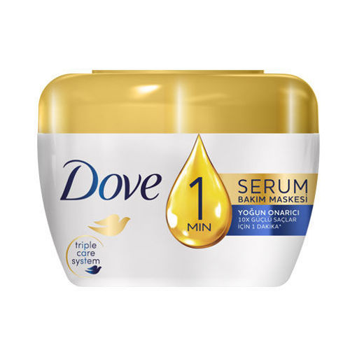 Dove Saç Maskesi 1 Minute Yoğun Onarıcı 160 ml nin resmi