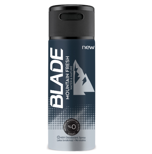 Blade Mountain Fresh Deodorant Man 150 Ml nin resmi