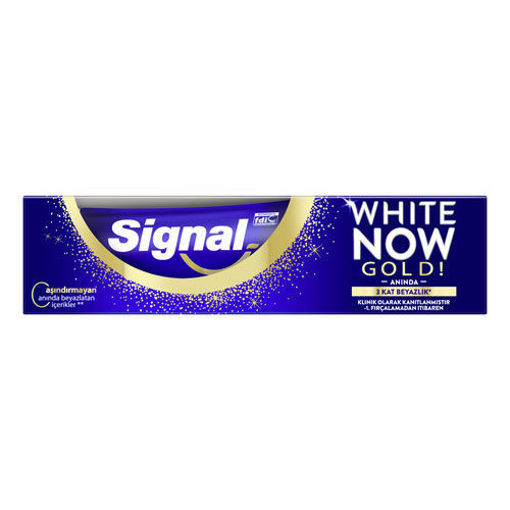 Signal Diş Macunu White Now Gold 75ml nin resmi