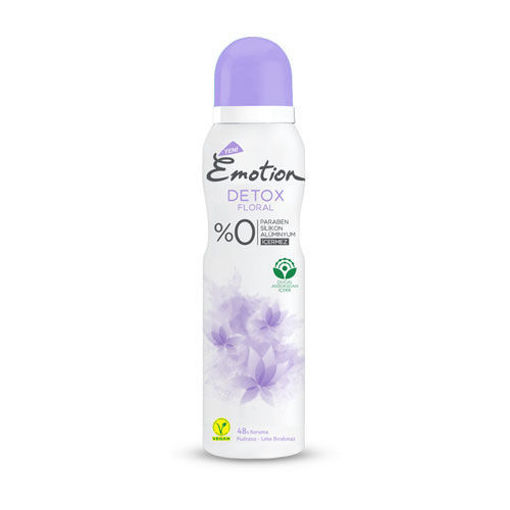 Emotion Deodorant Sprey Detox Floral 150 Ml nin resmi