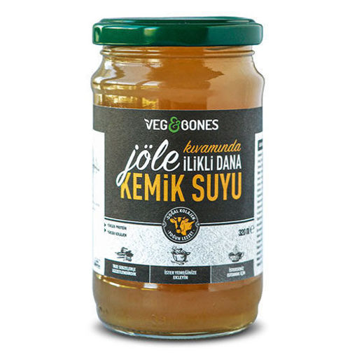 Veg&Bones Jöle Kıvamında Dana İlikli Kemik Suyu 320ml nin resmi