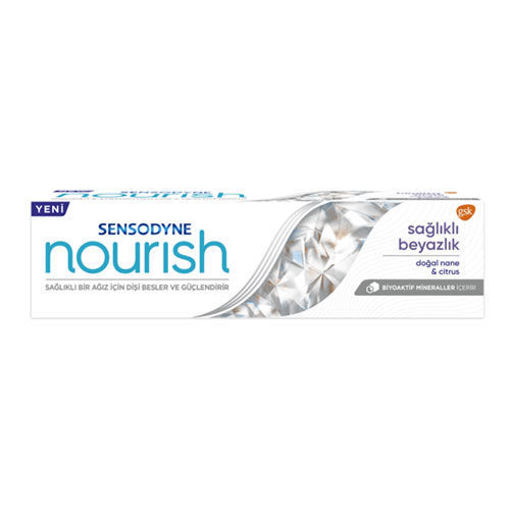 Sensodyne Nourish Sağlıklı Beyazlık Diş Macunu 75 Ml nin resmi