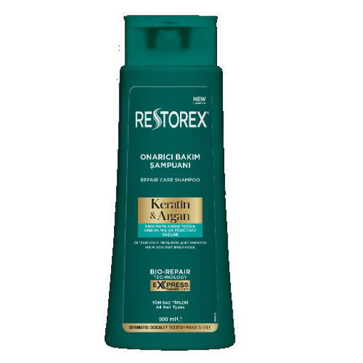 Restorex Şampuan Argan&Keratin 500 Ml nin resmi