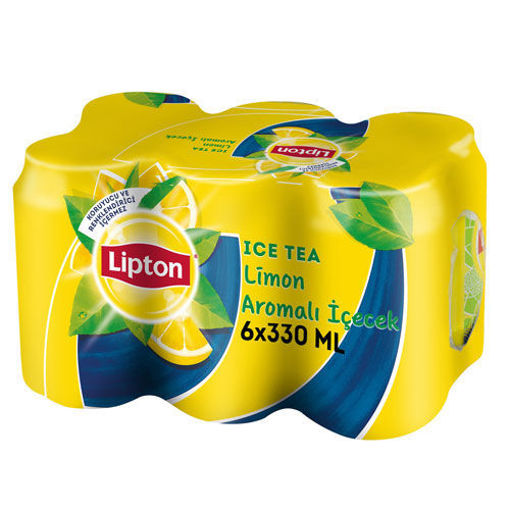 Lipton Ice Tea Limon Kutu 6X330 Ml nin resmi