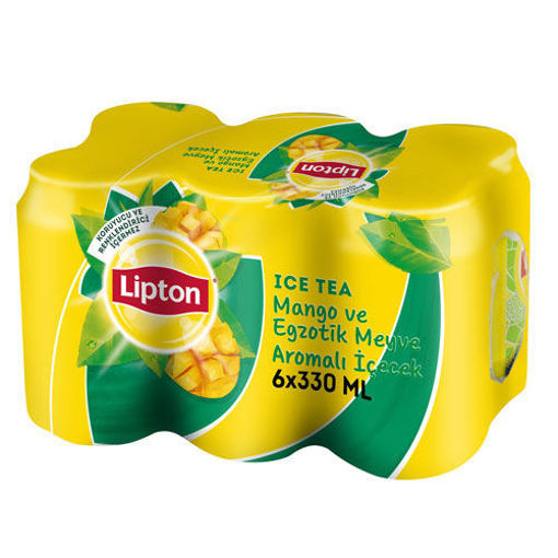 Lipton Ice Tea Mango Kutu 6X330 Ml nin resmi