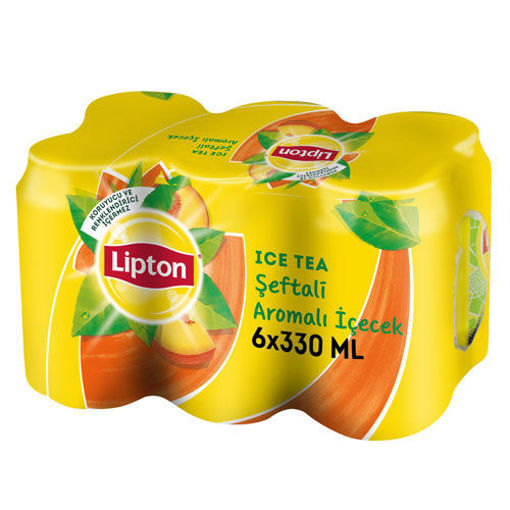 Lipton Ice Tea Şeftali Kutu 6X330 Ml nin resmi