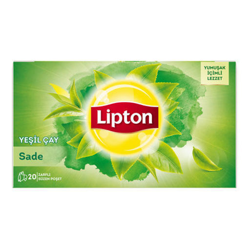 Lipton Yeşil Çay 20'li Bardak Poşet 30 Gr nin resmi