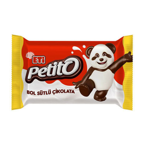 Eti Petito Ayıcık Bol Sütlü Çikolata 8 Gr nin resmi