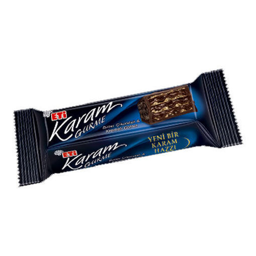 Eti Karam Gurme Bitter Çikolatalı Kremalı Gofret 50 Gr nin resmi
