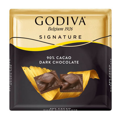 Godiva Signature %90 Dark Kare Çikolata 52gr nin resmi