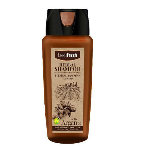 Deep Fresh Bitkisel Şampuan 500ml Argan Yağı Özlü nin resmi
