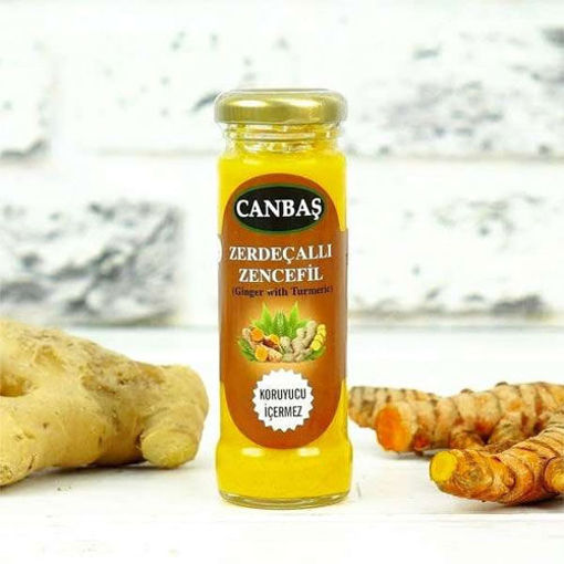 Canbaş Zerdeçallı Zencefil Ezmesi 100g nin resmi