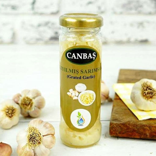 Canbaş Kıyılmış Sarımsak Ezmesi 100Gr nin resmi