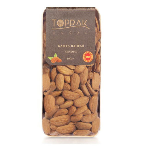 Toprak Doğal Kahta Bademi 190gr nin resmi