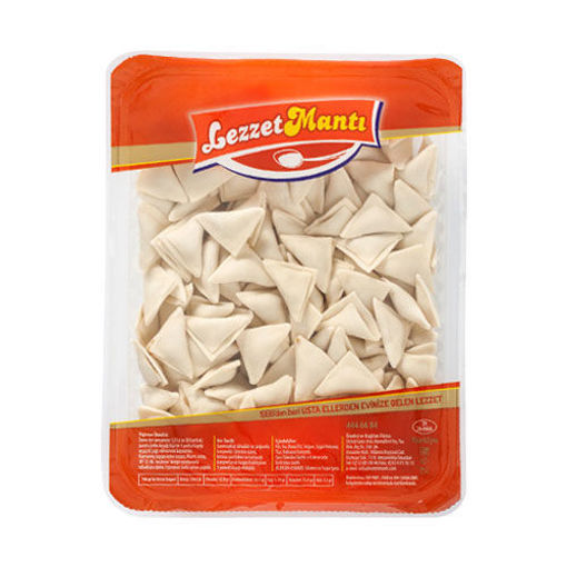 Lezzet Mantı Üçgen Dana Kıymalı 1000 gr nin resmi