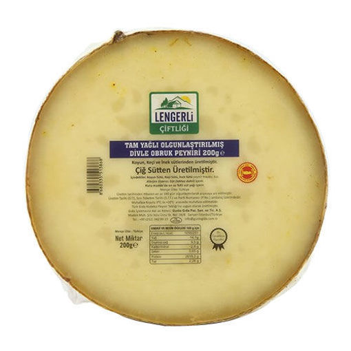 Lengerli Çiftliği Divle Obruk Peynir 200Gr nin resmi