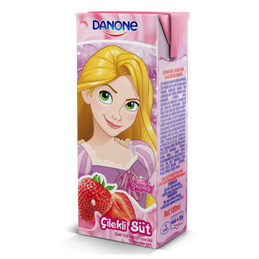 Danone Disney Çilek Aromalı Süt 180 Ml nin resmi