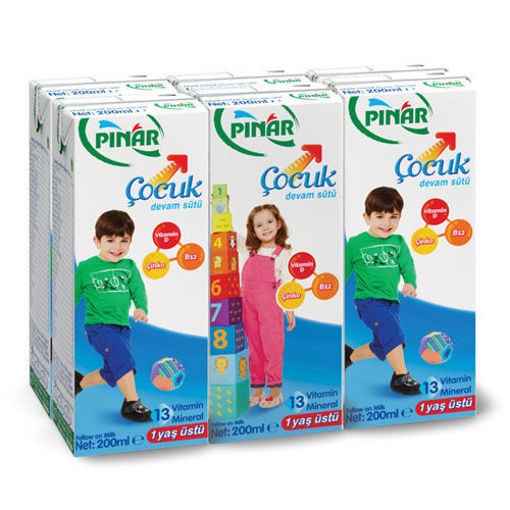 Pınar Çocuk Devam Sütü 6X200 Ml nin resmi