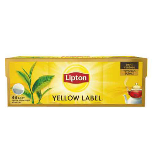 Lipton Demlik Poşet Çay Yellow Label 48'Li 153 Gr nin resmi