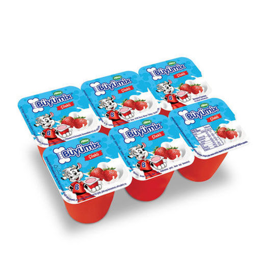 Sütaş Büyümix Çilekli 6x40gr nin resmi
