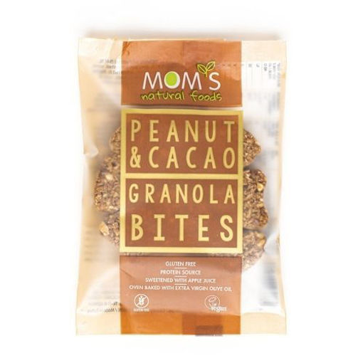 Moms Granola Glütensiz Yer Fıstıklı Bites 40gr nin resmi