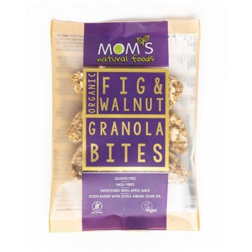 Moms Granola Organik Gulütensiz İncir&Ceviz Bites 40gr nin resmi