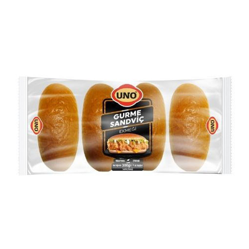 Uno Gurme Sandviç Ekmeği 4 Adet 300 Gr nin resmi