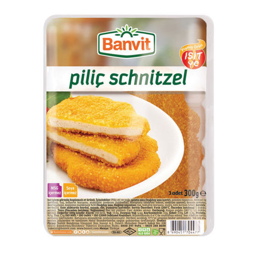 Banvit Piliç Schnitzel 300gr nin resmi